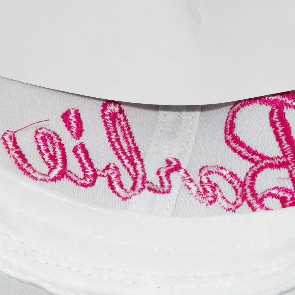 Barbie Silver Glitter Baseball Cap Hat